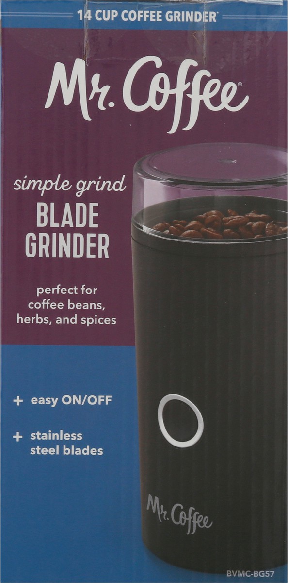 slide 5 of 9, Mr. Coffee Blade Grinder, 14 cup, 1 ct