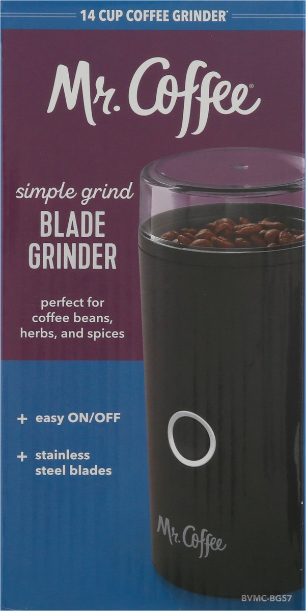 slide 6 of 9, Mr. Coffee Blade Grinder, 14 cup, 1 ct