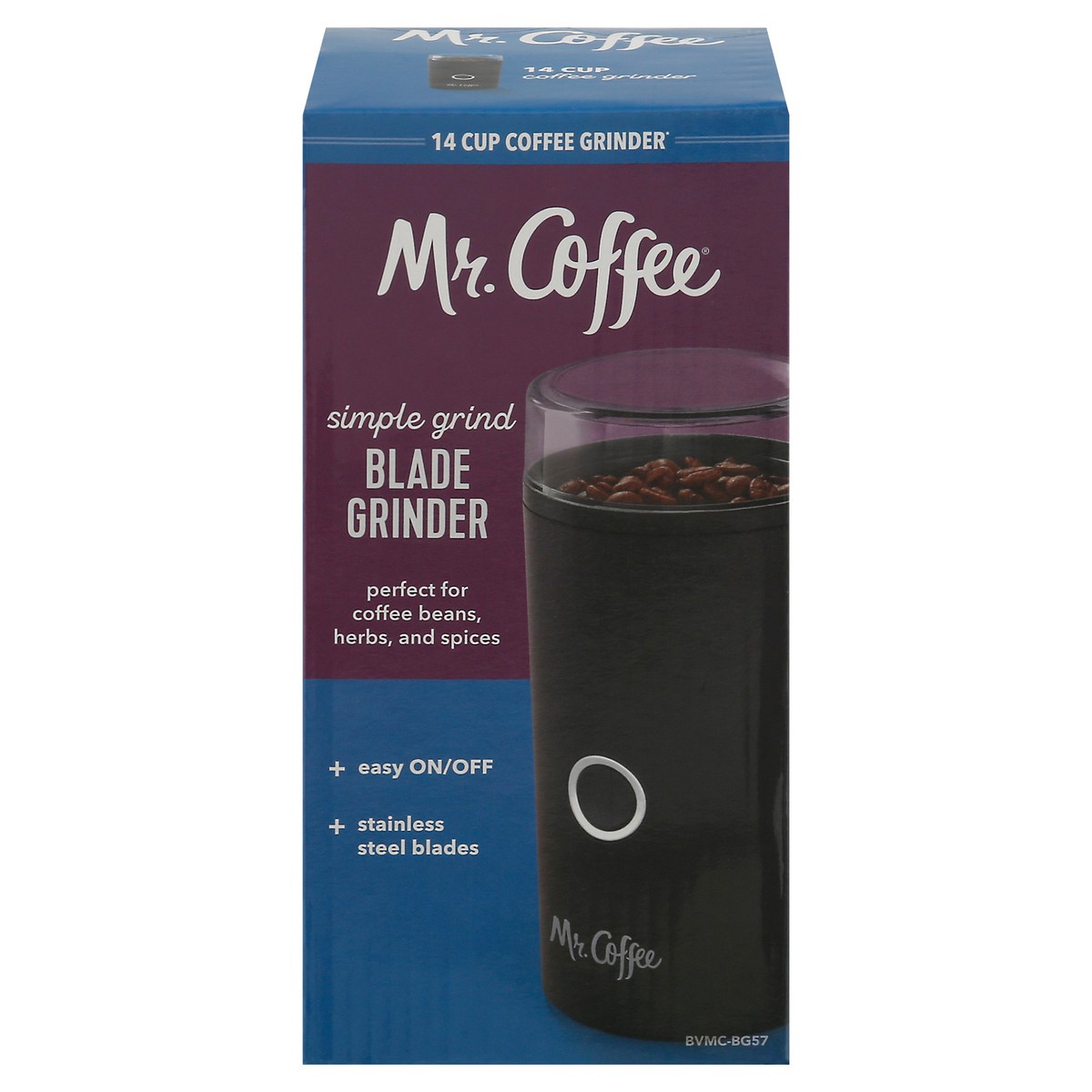 slide 1 of 9, Mr. Coffee Blade Grinder, 14 cup, 1 ct