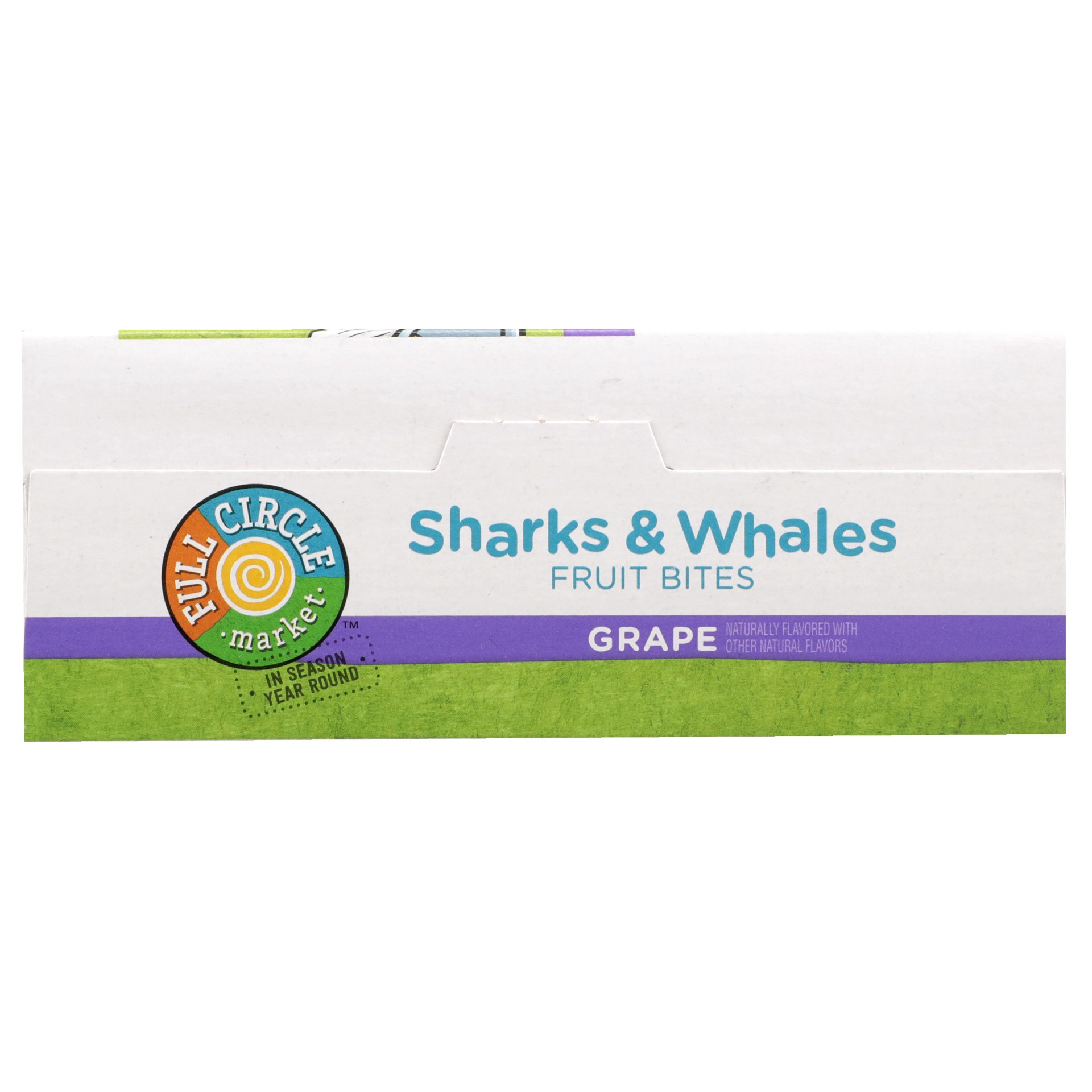 slide 4 of 6, Full Circle Market Grape Shark/Whale Fruit, 4.2 oz