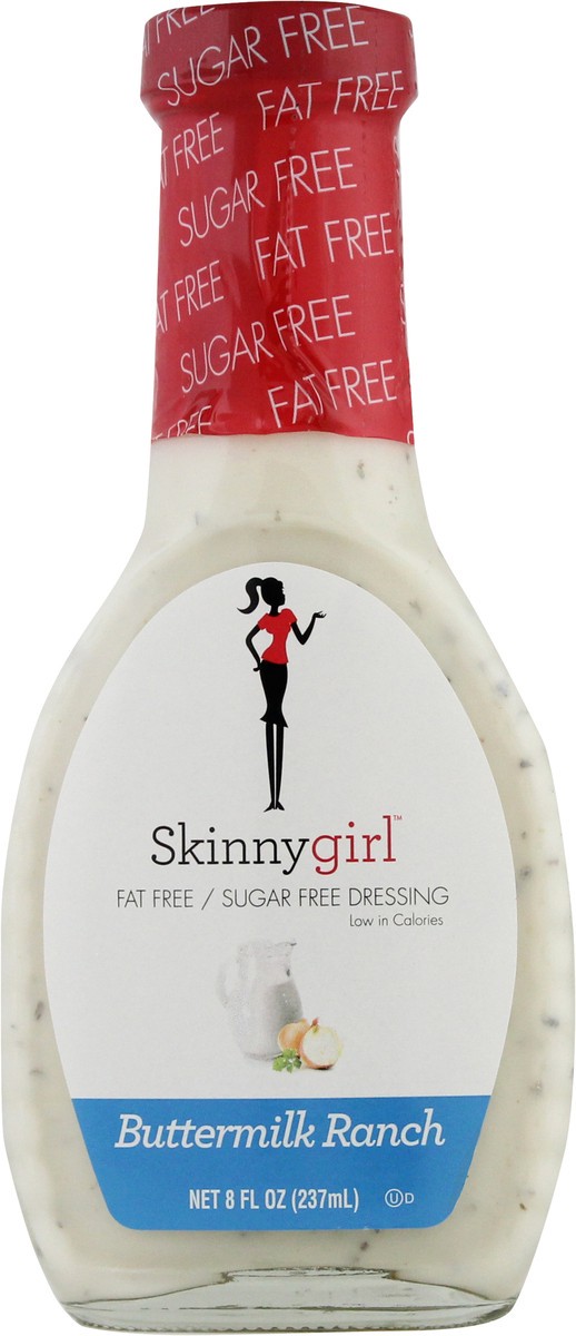 slide 4 of 7, Skinnygirl Fat Free/Sugar Free Buttermilk Ranch Dressing 8 fl oz, 8 fl oz