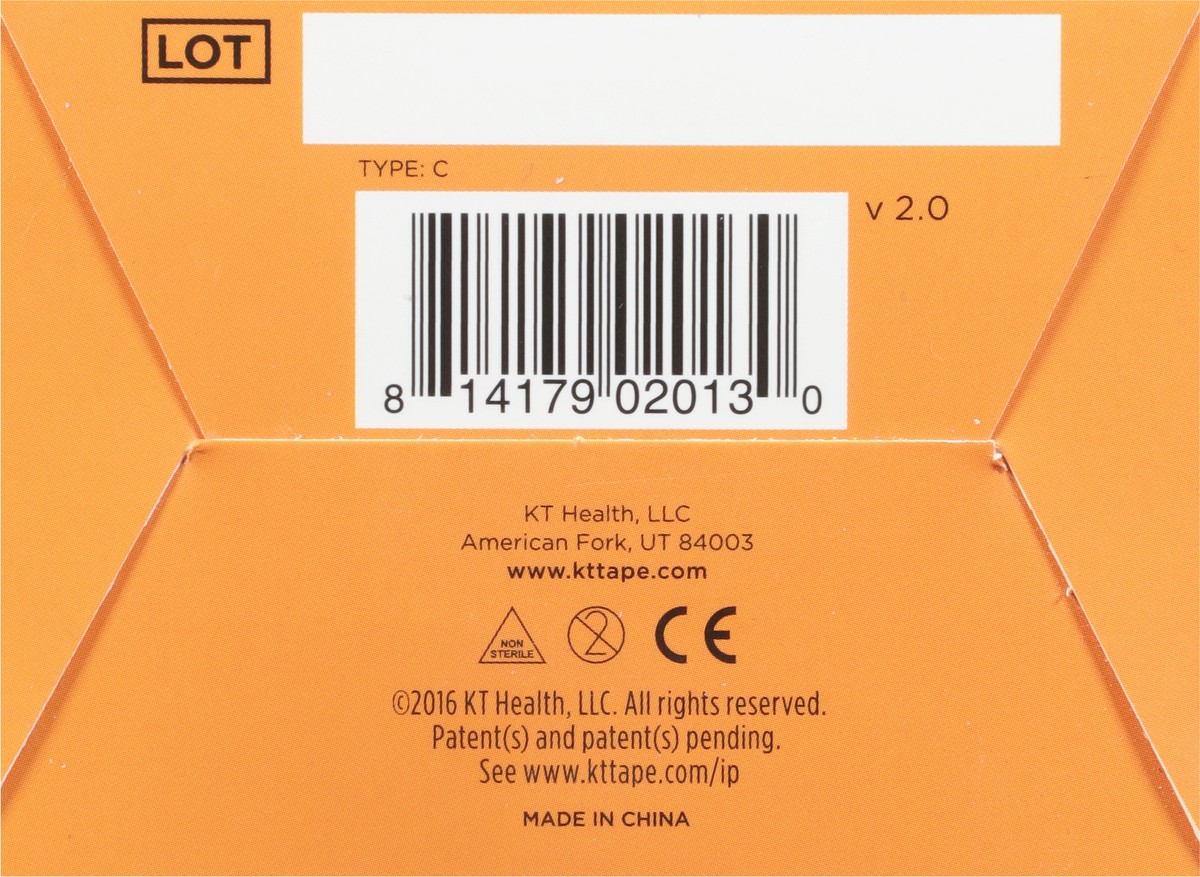 slide 5 of 9, KT Tape Jet Black Pro Extreme Kinesiology Tape 20 ea, 20 ct