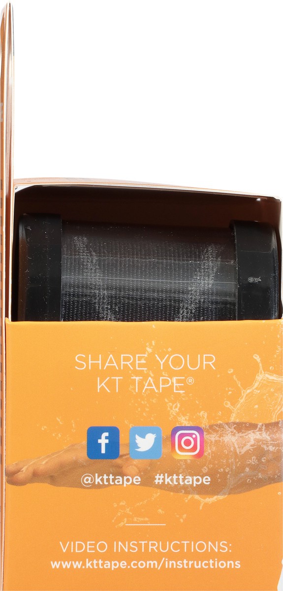 slide 9 of 9, KT Tape Jet Black Pro Extreme Kinesiology Tape 20 ea, 20 ct