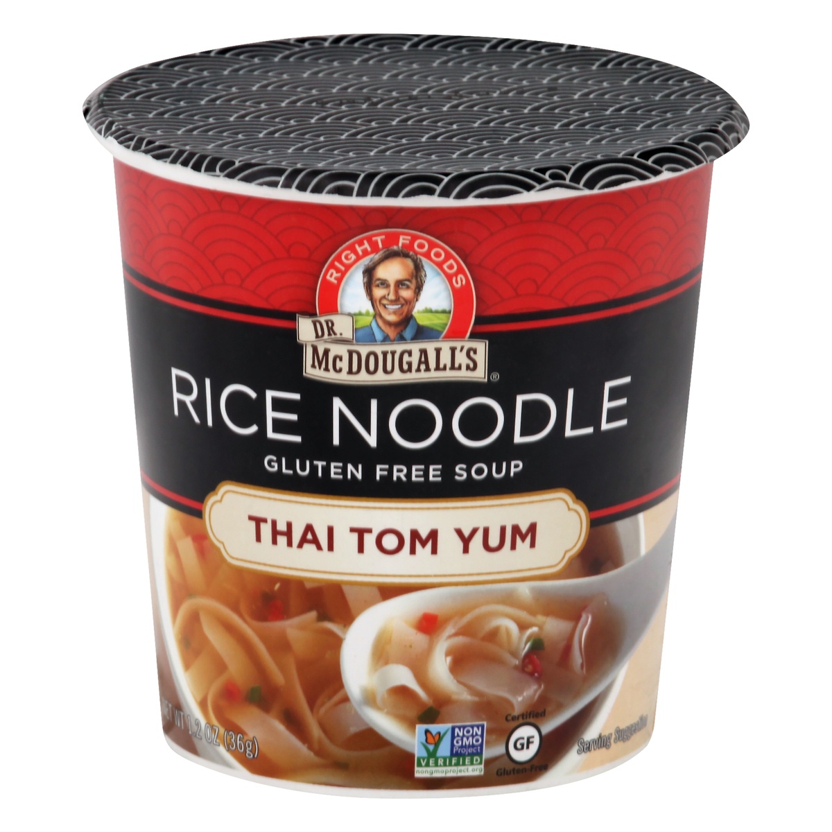 slide 1 of 1, Dr. McDougall's Rice Ramen Thai Tom Yum, 1.2 oz