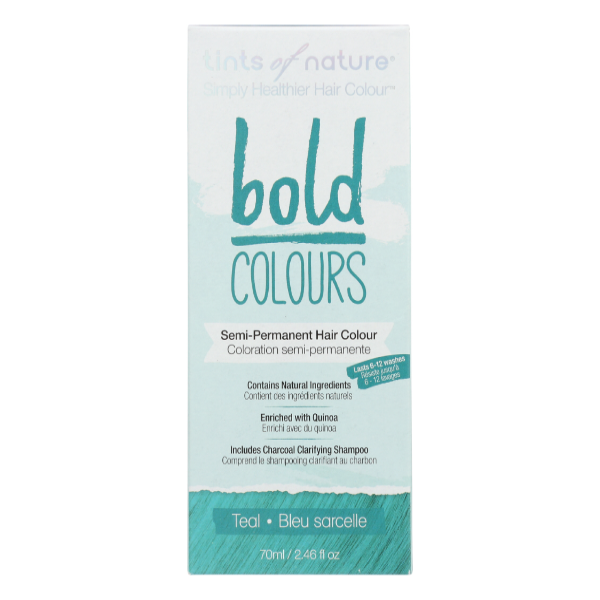 slide 1 of 1, Tints of Nature Hair Bold Teal, 1 ct