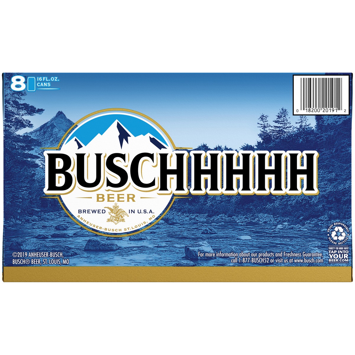 slide 6 of 9, Busch Beer, 8 Pack 16 fl. oz. Cans, 16 fl oz