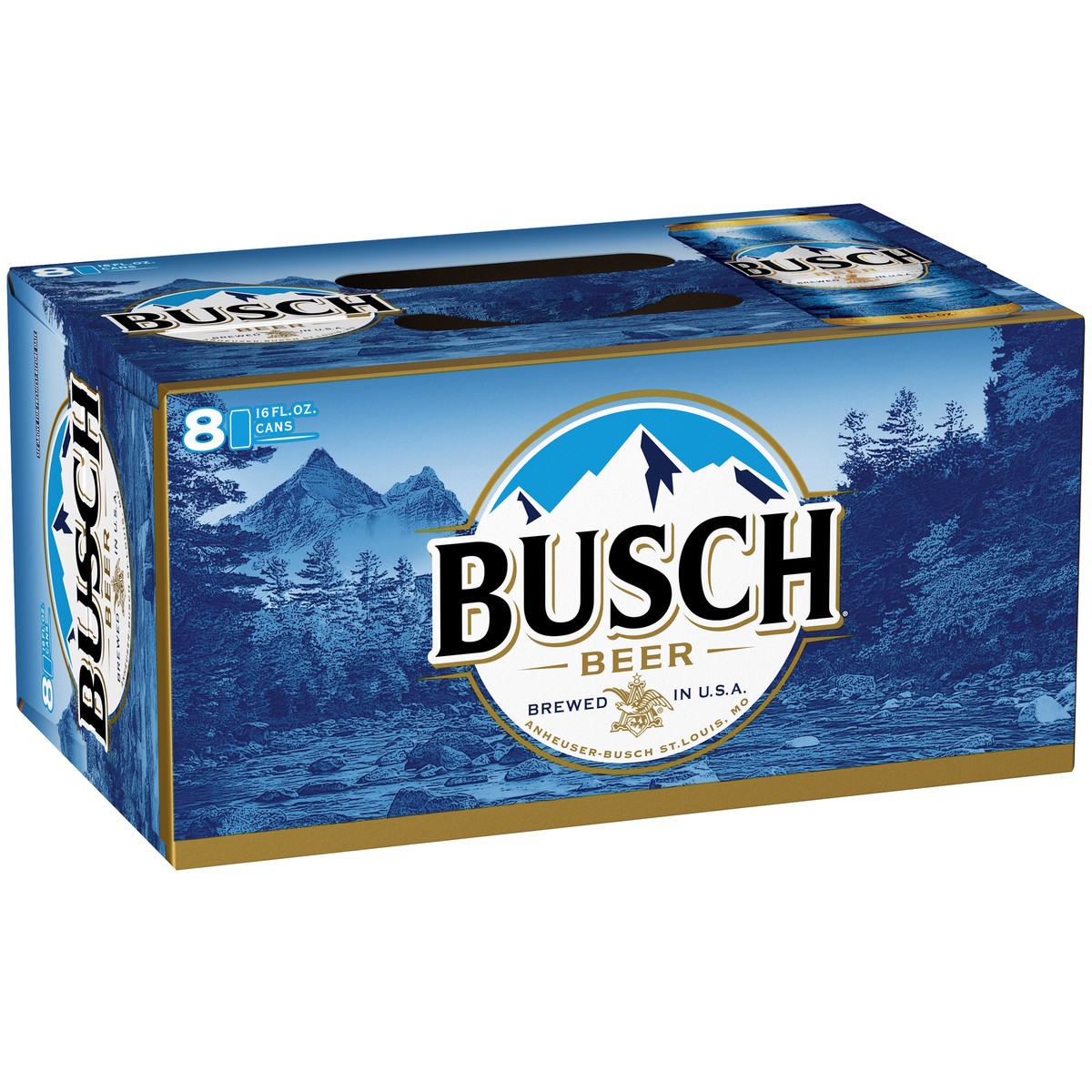 slide 3 of 9, Busch Beer, 8 Pack 16 fl. oz. Cans, 16 fl oz