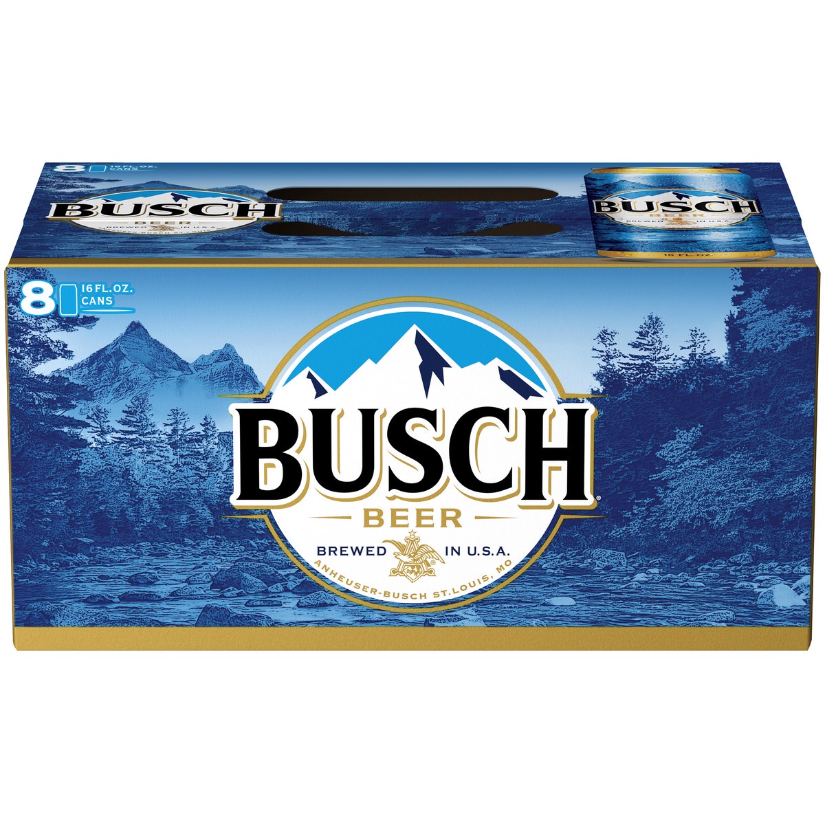 slide 2 of 9, Busch Beer, 8 Pack 16 fl. oz. Cans, 16 fl oz