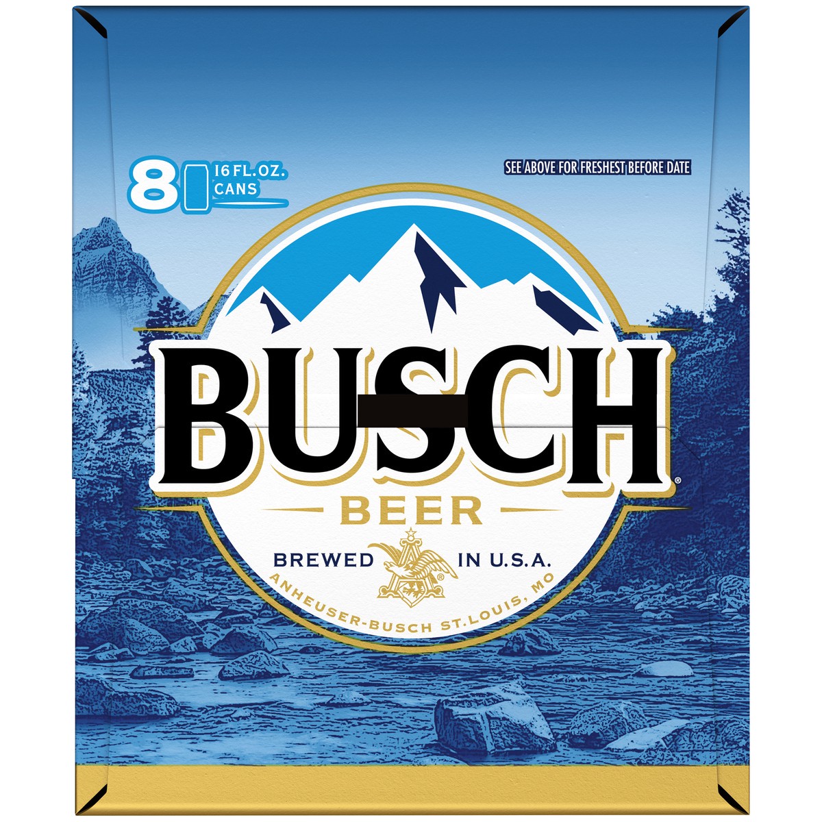 slide 5 of 9, Busch Beer, 8 Pack 16 fl. oz. Cans, 16 fl oz