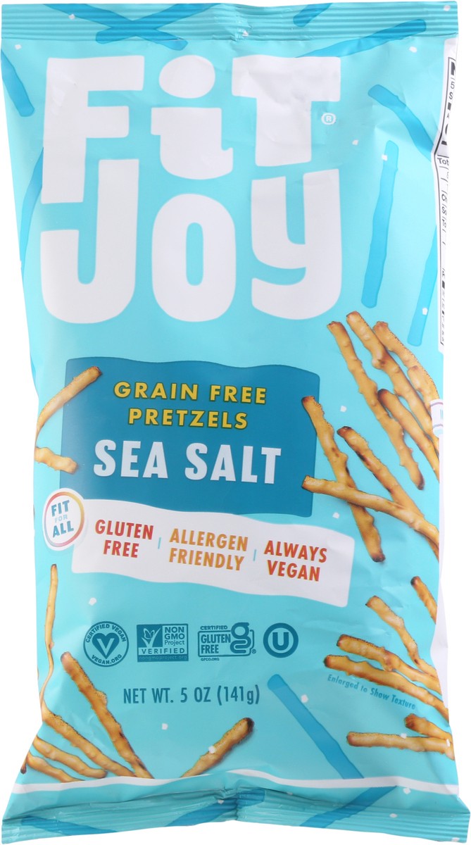 slide 14 of 14, FitJoy Grain Free Sea Salt Pretzels 5 oz, 5 oz