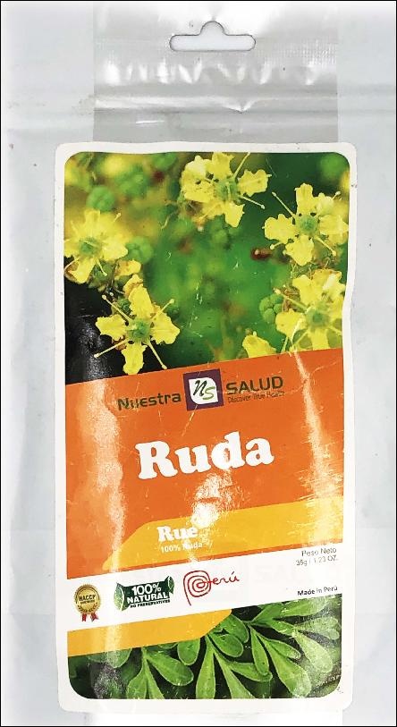 slide 1 of 1, Nuestra Salud N/Sld Ruda Leaves, 1.23 oz