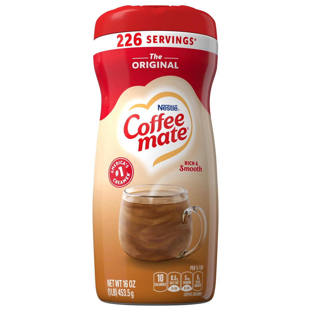 slide 1 of 10, COFFEE-MATE Nestle Original Powdered Coffee Creamer 16 oz., 16 oz