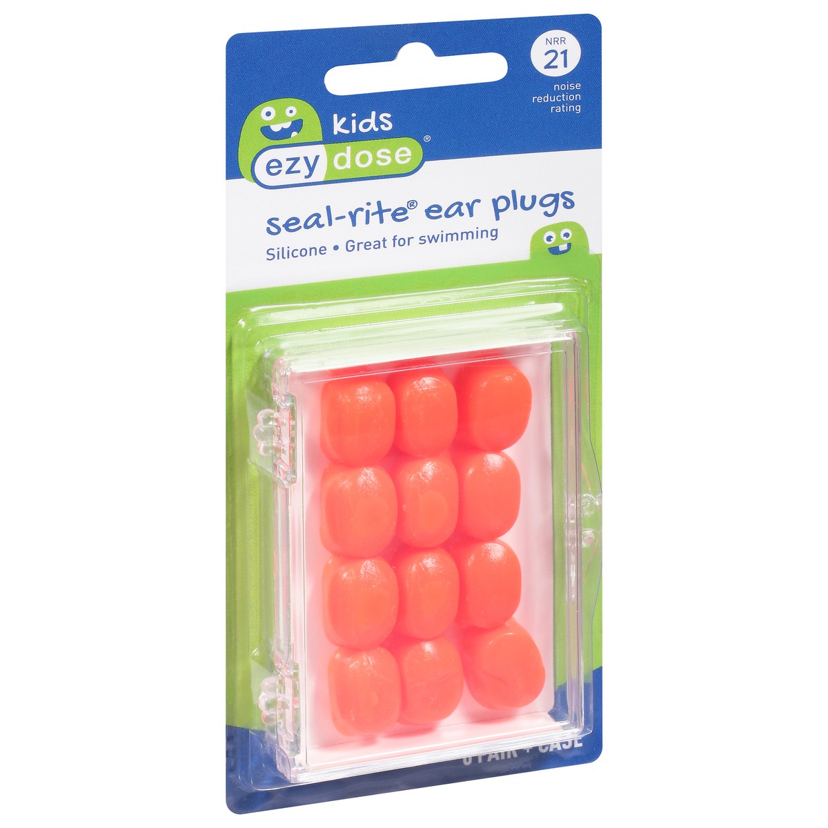 slide 3 of 9, EZY Dose Kids Silicone Seal-Rite Ear Plugs 6 pr, 6 ct