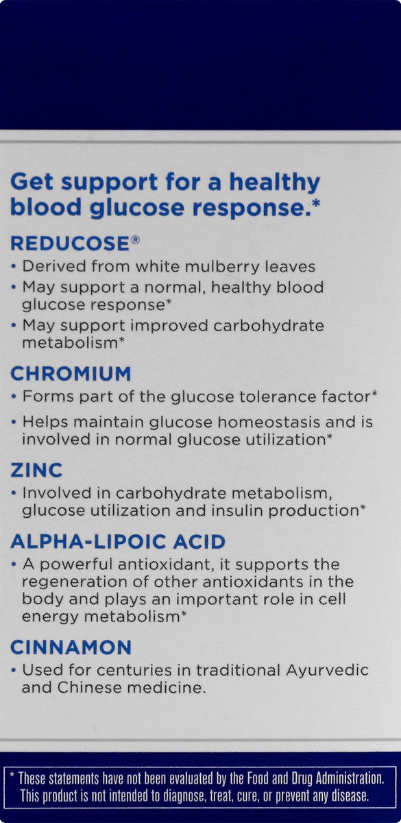 slide 8 of 8, GNC Blood Sugar Formula 60 ea, 60 ct