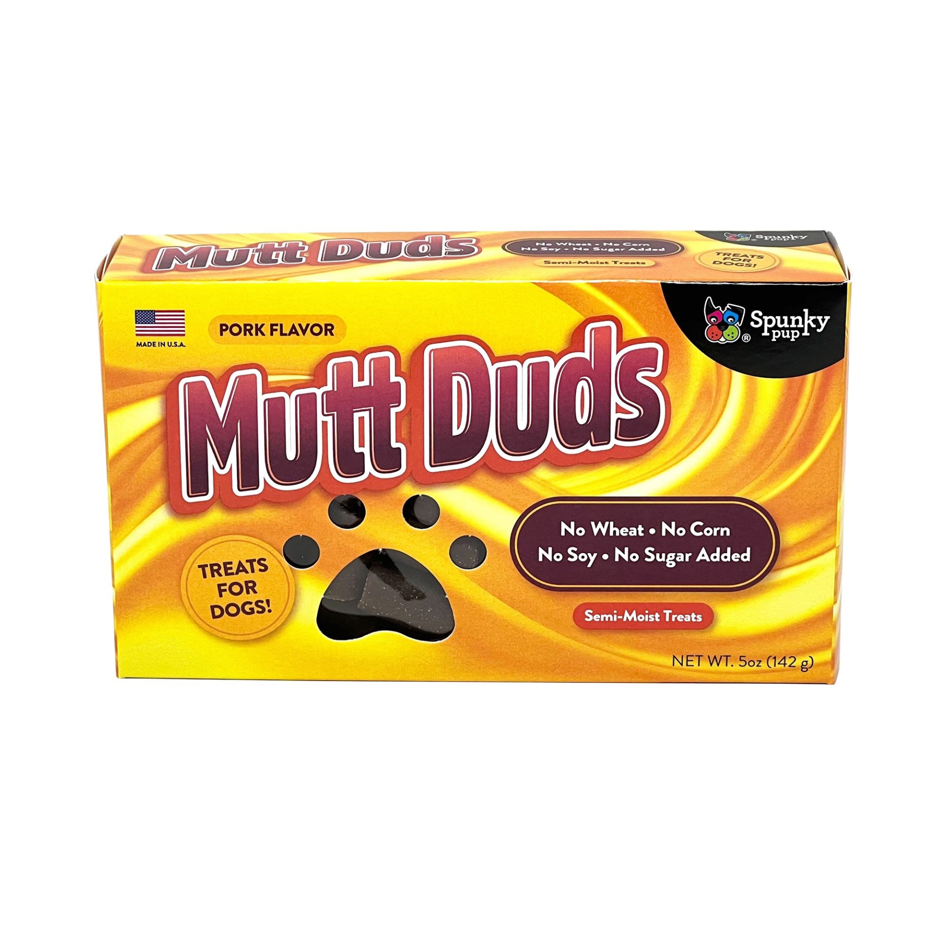 slide 1 of 1, Spunky Pup Mutt Duds Dog Treats, 5 oz