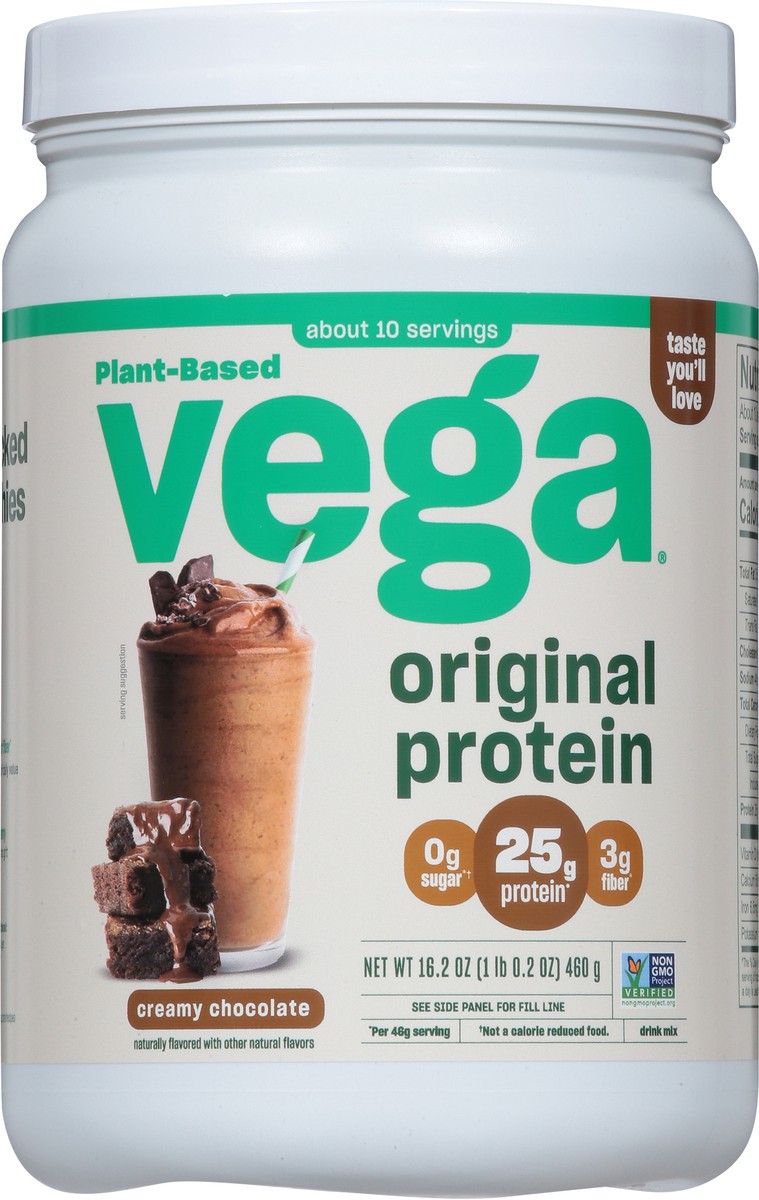 slide 9 of 13, Vega Original Creamy Chocolate Protein 16.2 oz, 16.2 oz