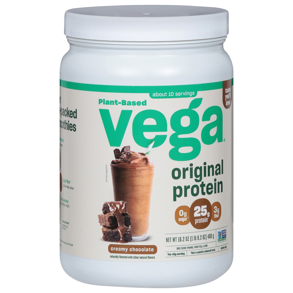slide 8 of 13, Vega Original Creamy Chocolate Protein 16.2 oz, 16.2 oz
