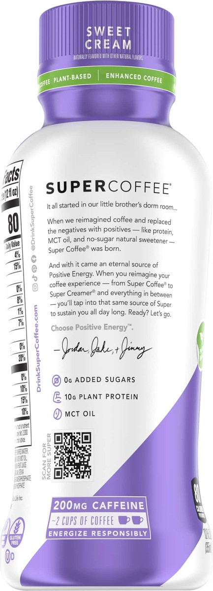slide 7 of 11, Super Coffee Kitu Sweet Cream Super Coffee - 12 fl oz, 12 fl oz
