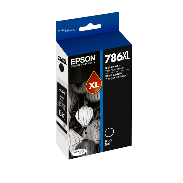 slide 2 of 6, Epson Durabrite Ultra T786Xl120-S High-Yield Black Ink Cartridge, 1 ct