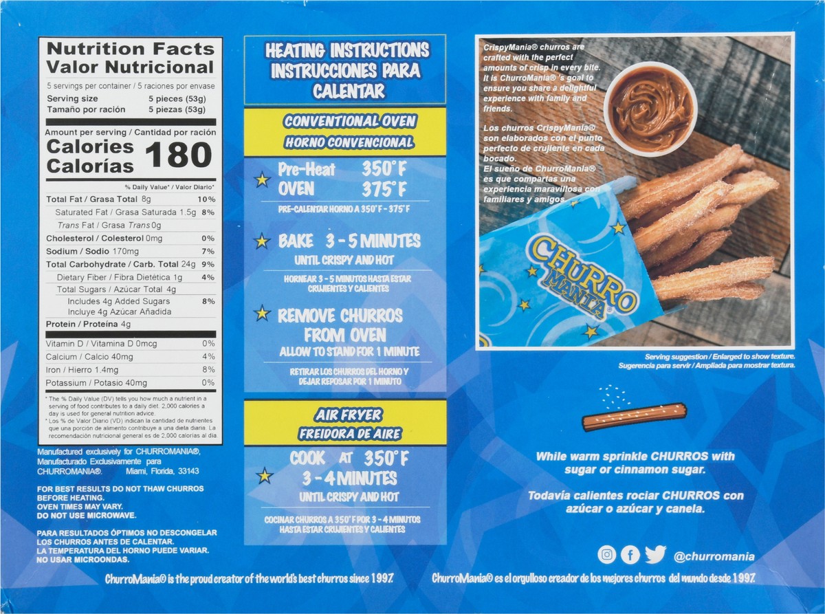 slide 4 of 14, Churromania Crispy Mania Churros 9.3 oz, 9.3 oz
