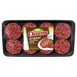 Owens Original Pork Sausage Patties 12 oz