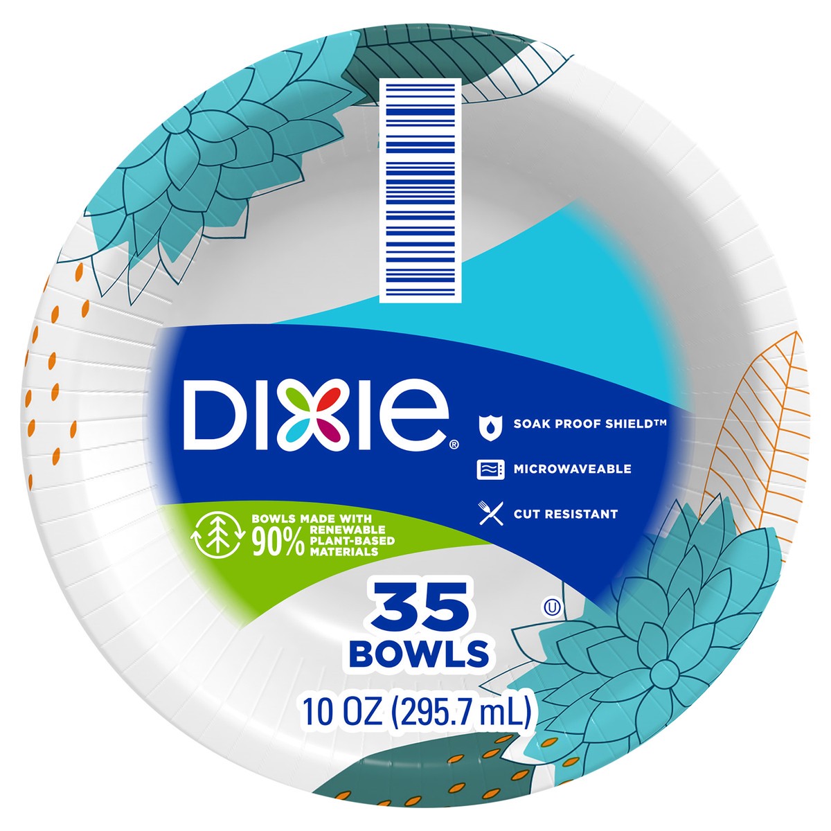 slide 2 of 2, Dixie - 10z Paper Bowl (35 Count), 35 ct