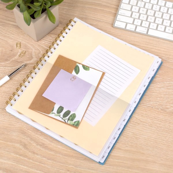 slide 8 of 9, 2025 Cambridge Workstyle Classic Weekly/Monthly Planner, 8-1/2"" X 11"", Seaside Blue, January To December, 1 ct