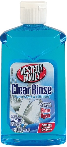 slide 1 of 1, Western Family Auto Dish Rinse Agent, 8.45 oz