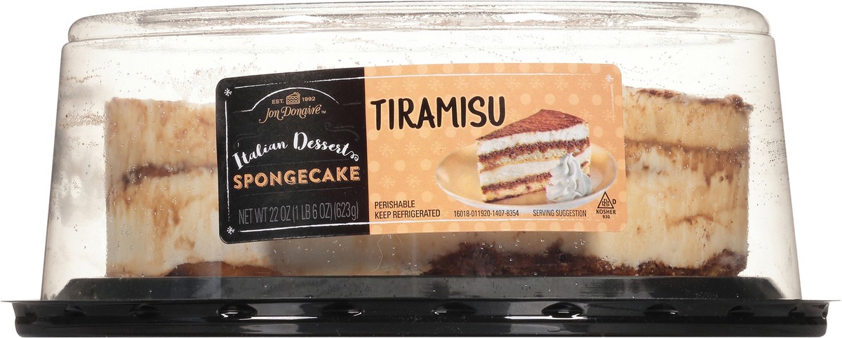 slide 7 of 12, Jon Donaire Italian Dessert Tiramisu Spongecake 22 oz. Clamshell, 22 oz