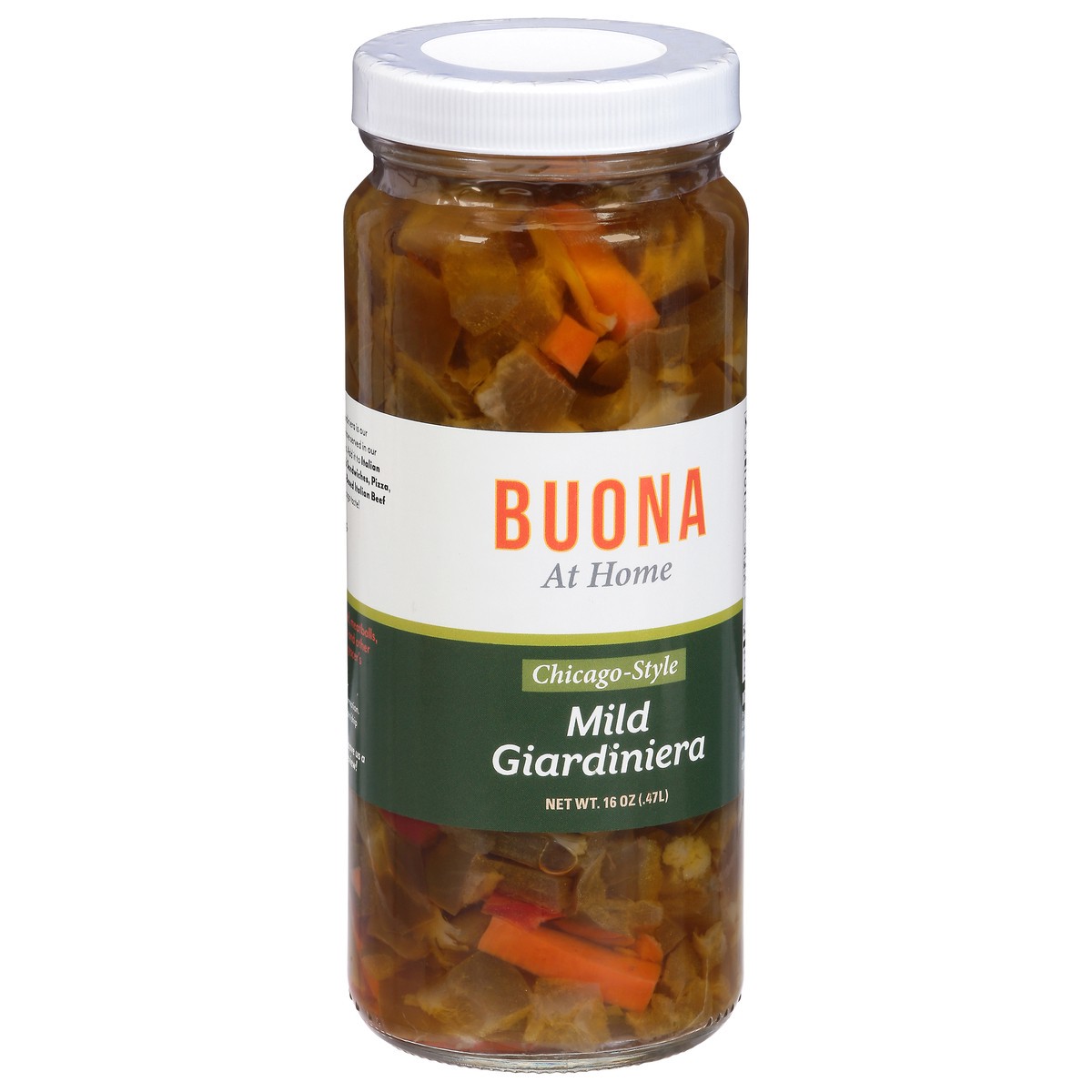 slide 10 of 14, Buona At Home Chicago Style Mild Giardiniera 16 oz, 16 oz