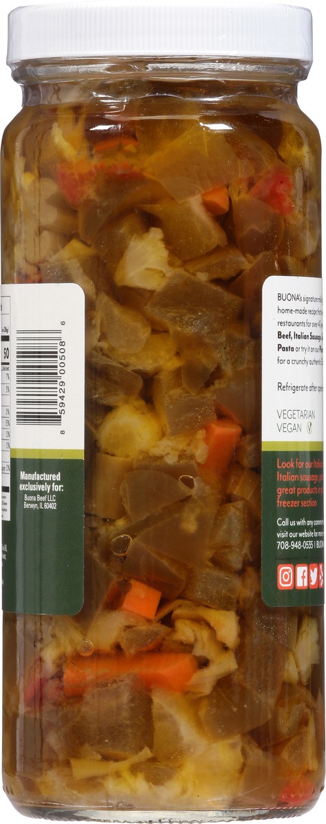 slide 8 of 14, Buona At Home Chicago Style Mild Giardiniera 16 oz, 16 oz
