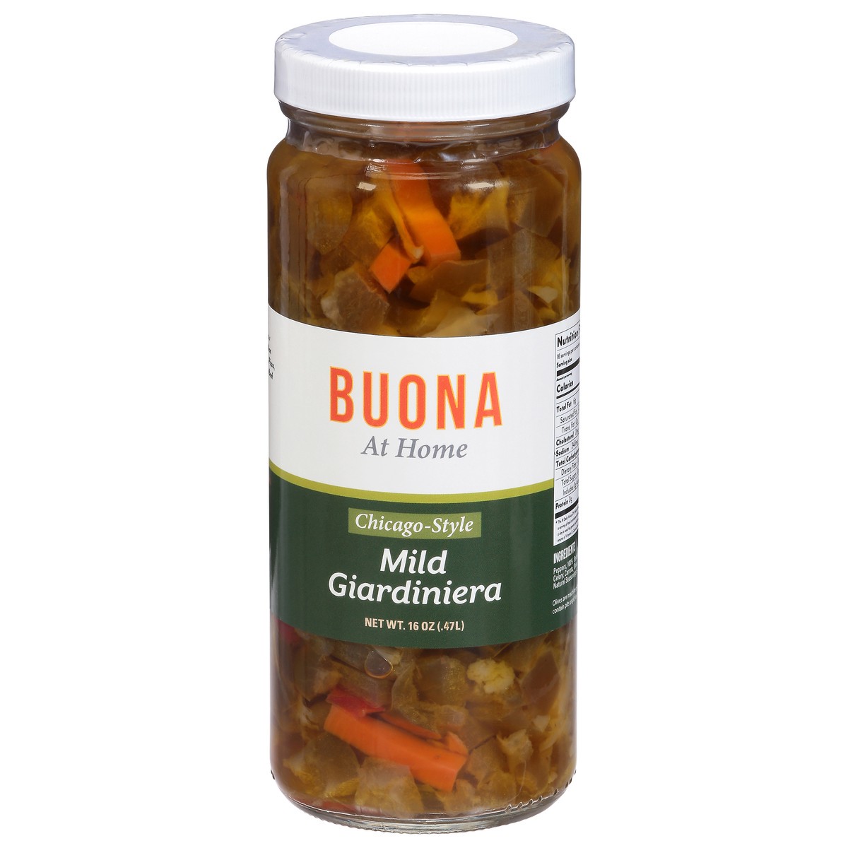 slide 14 of 14, Buona At Home Chicago Style Mild Giardiniera 16 oz, 16 oz