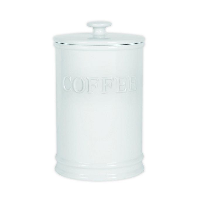 slide 1 of 1, Everyday White by Fitz and Floyd Bistro Coffee Canister, 1 ct