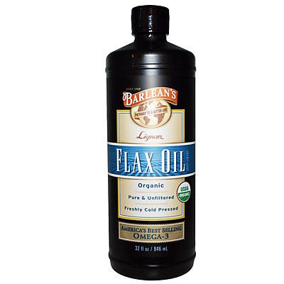 slide 1 of 2, Barlean's Flax Oil With Lignan, 32 oz