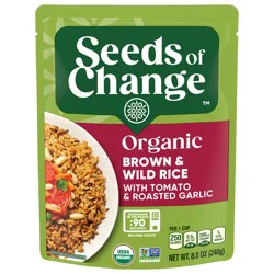 Seeds of Change SoC RTH SOC BRN WILD W-TOMATO GARLIC 8.5OZ NET WT. 8.5 OZ (240g) EN