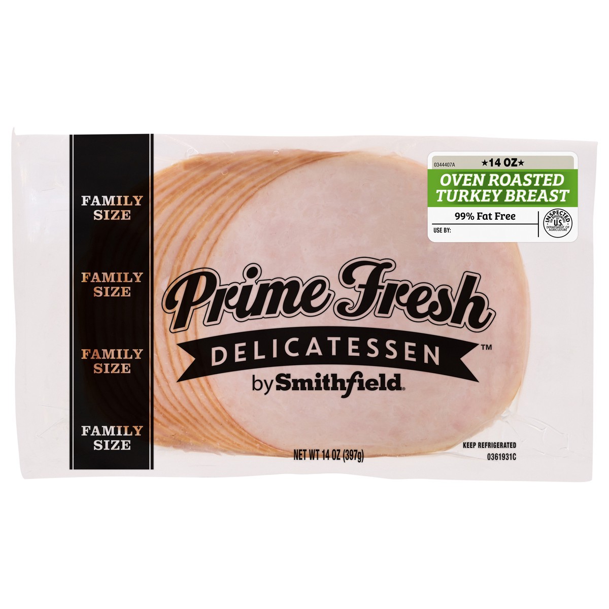 slide 1 of 14, Smithfield Prime Fresh Oven Roasted Turkey Breast Lunch Meat, 14 oz, 14 oz