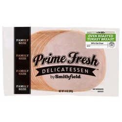 Smithfield Prime Fresh Oven Roasted Turkey Breast Lunch Meat, 14 oz
