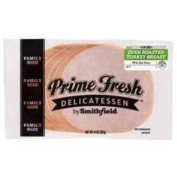 Smithfield Prime Fresh Oven Roasted Turkey Breast Lunch Meat, 14 oz