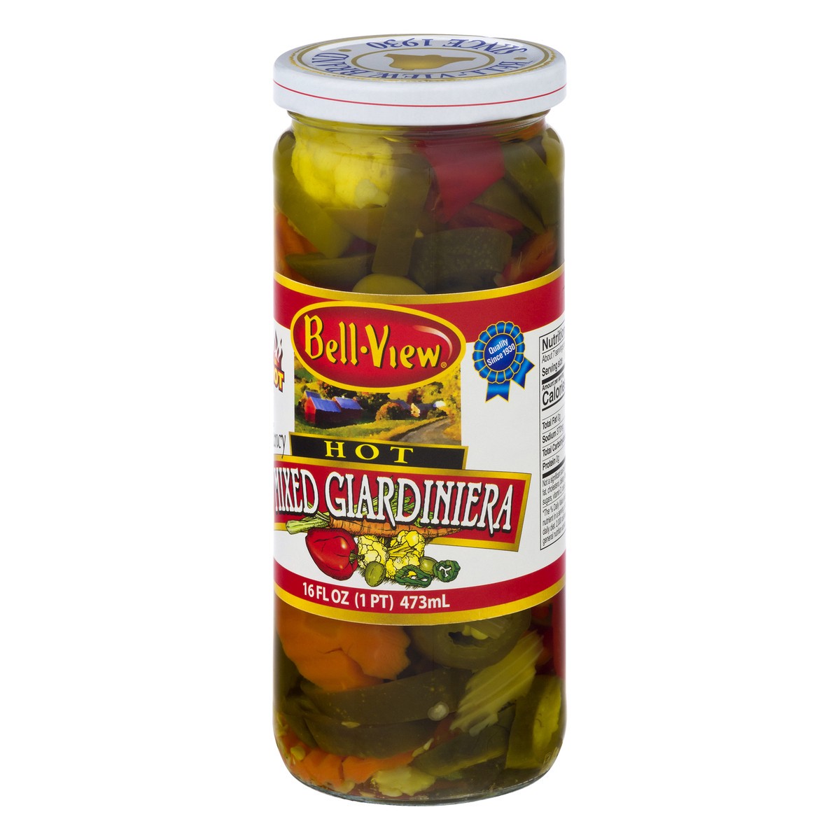 slide 2 of 13, Bell-View Hot Mixed Giardiniera 16 oz, 16 oz