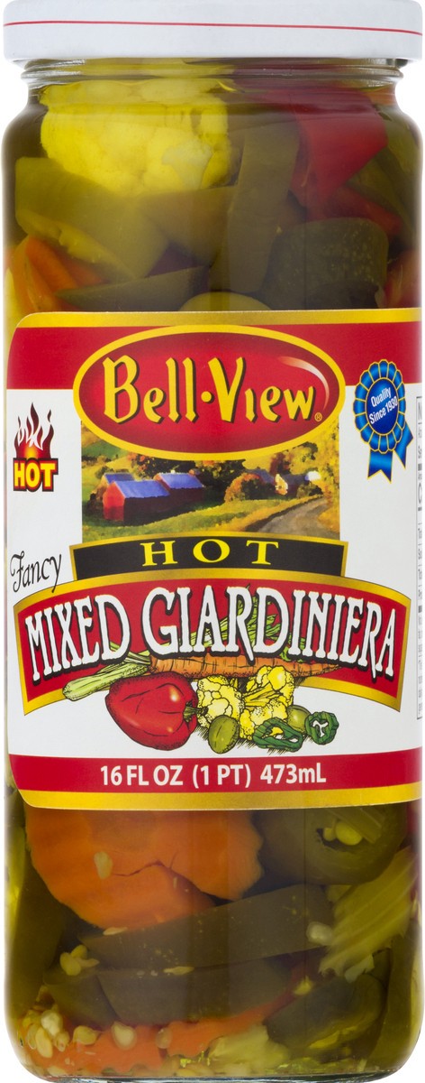 slide 5 of 13, Bell-View Hot Mixed Giardiniera 16 oz, 16 oz