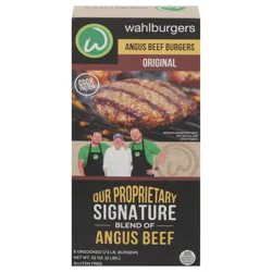 Wahlburgers Original Angus Beef Burgers 6 - 0.3 lb