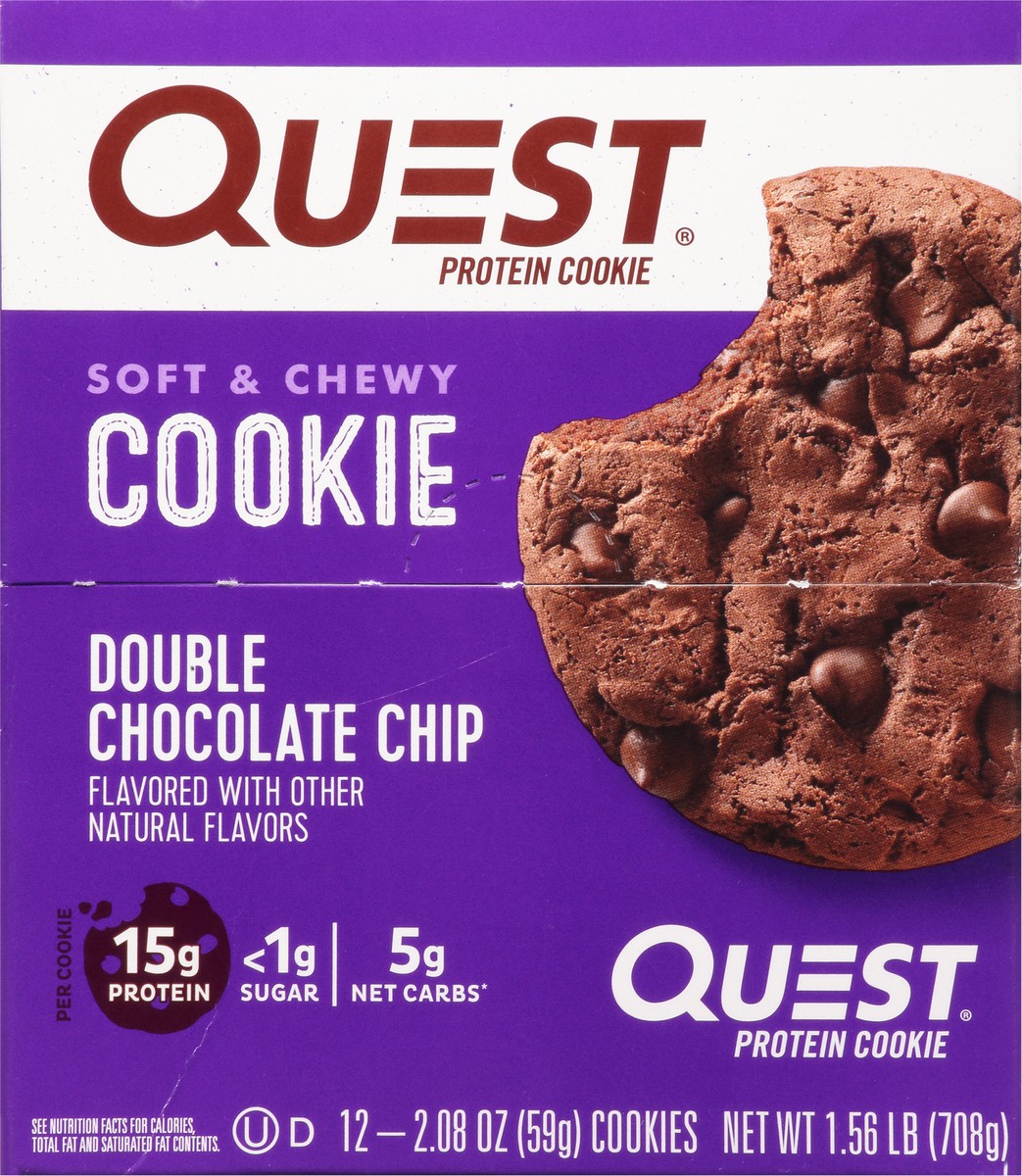 slide 10 of 10, Quest Protein Cookie, 12 ct
