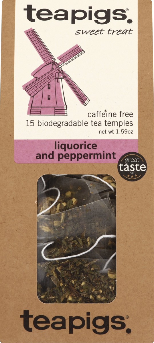 slide 2 of 4, teapigs Tea Liquorice & Peppe, 15 ct