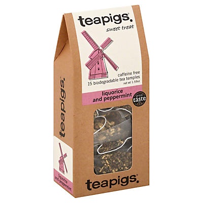 slide 1 of 4, teapigs Tea Liquorice & Peppe, 15 ct
