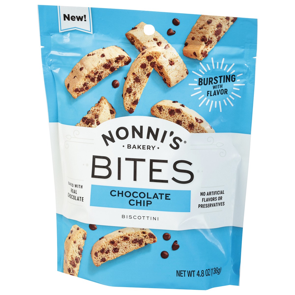 slide 9 of 9, Nonni's Biscottini Chocolate Chip Bites - 4.8 oz, 4.8 oz