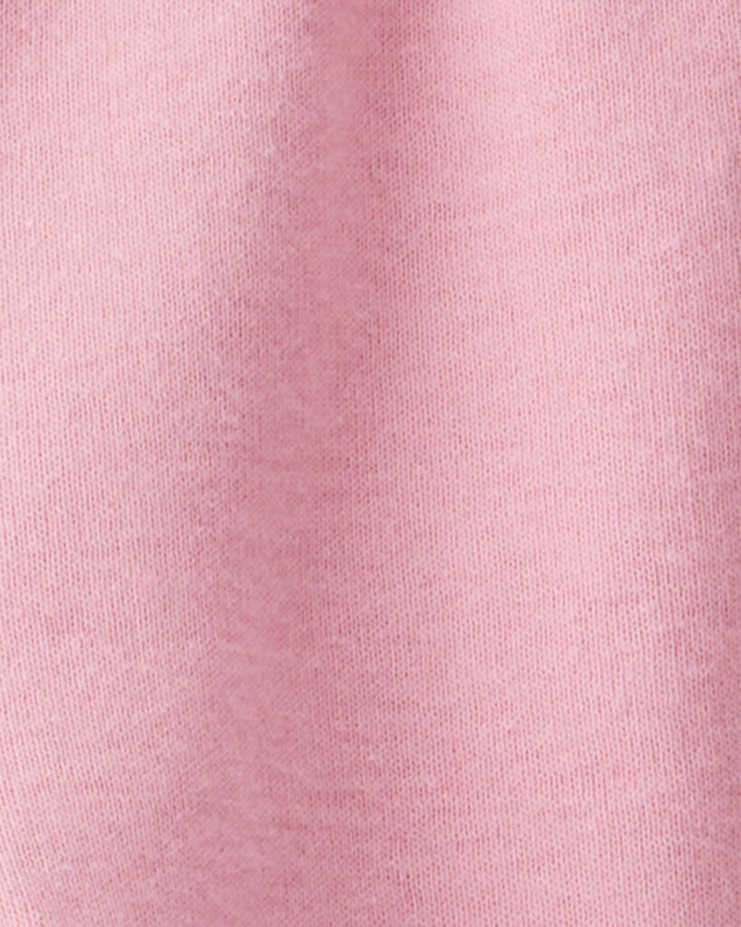 slide 5 of 5, Littleplanet Baby Girl 2-Pack Organic Cotton Grow-With-Me Joggers Icon Print, Rosewood Pink NB, 1 ct