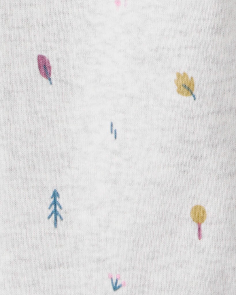 slide 4 of 5, Littleplanet Baby Girl 2-Pack Organic Cotton Grow-With-Me Joggers Icon Print, Rosewood Pink NB, 1 ct