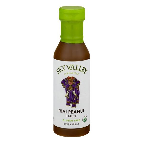 slide 1 of 1, Sky Valley Organic Thai Peanut Sauce, 14.5 oz