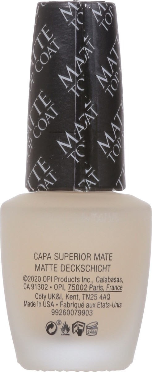 slide 2 of 10, OPI Matte NT T35 Top Coat 0.5 fl oz, 0.5 fl oz