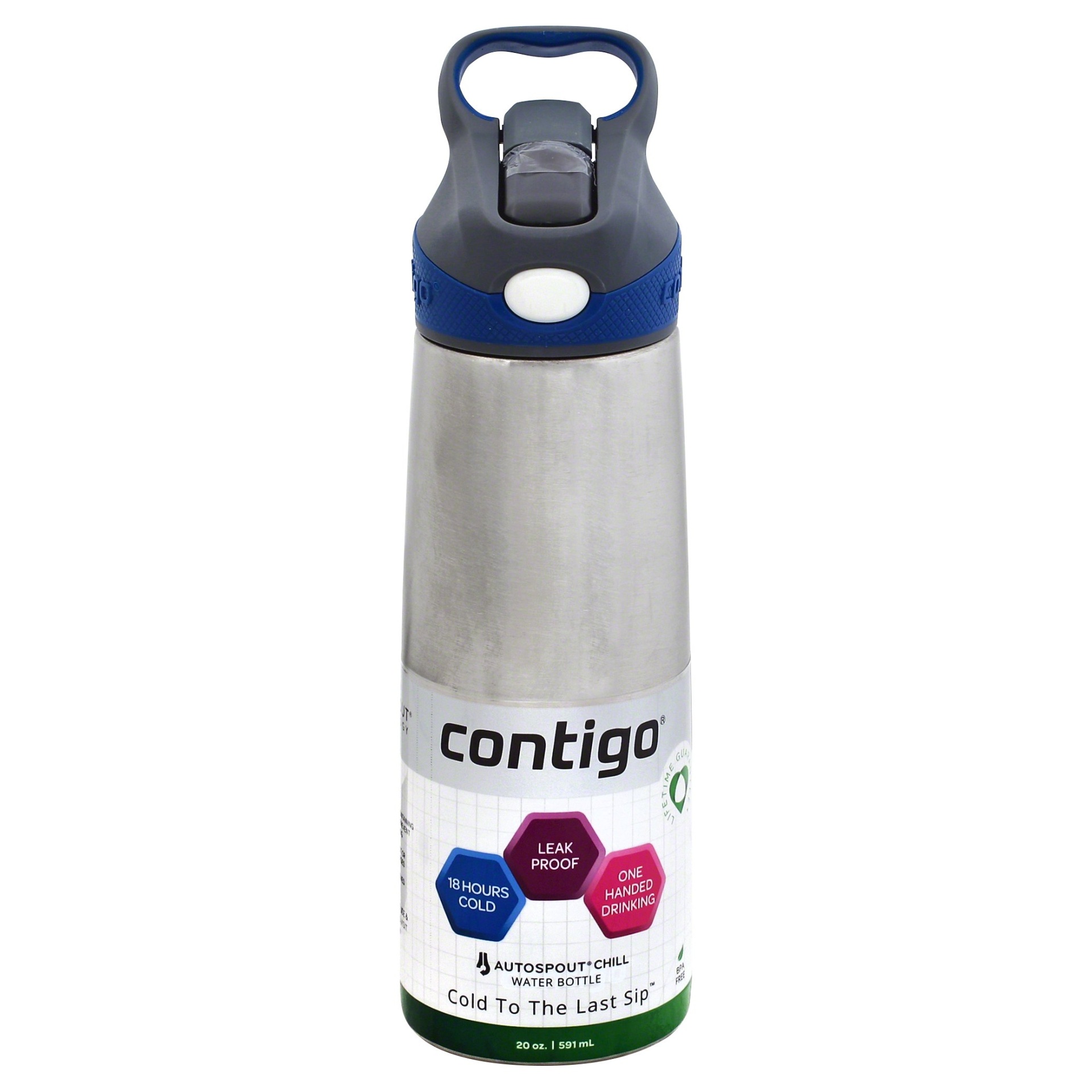 slide 1 of 2, Contigo Ashland Chill SS Bottle Very Berry, 20 oz